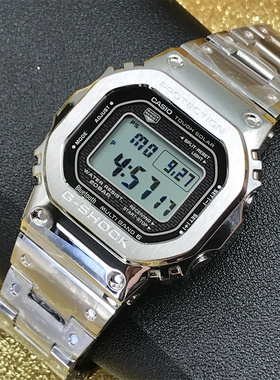 卡西欧GMW5000 GSHOCK东京暮色小银块光能限量手表男GMW-B5000D