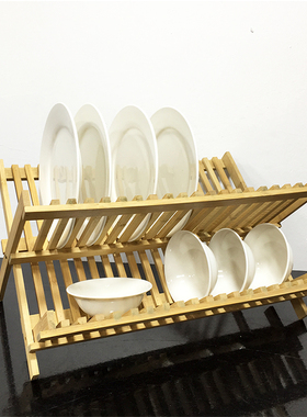 样板房厨房装饰品展厅摆件碗架碗碟盘子套装软装橱柜展示中式装饰