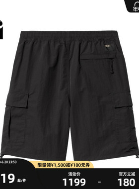 Carhartt WIP短裤男装春季新品军风LOGO标签多口袋宽版工装33025M