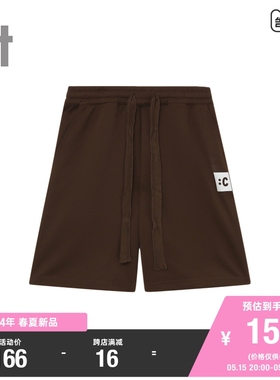 it :CHOCOOLATE男装宽松运动短裤2024夏季新款基础休闲卫裤003210