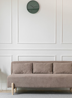 单人小户型简约组合现代客厅布艺沙发双人卧室实木家用简易小沙发