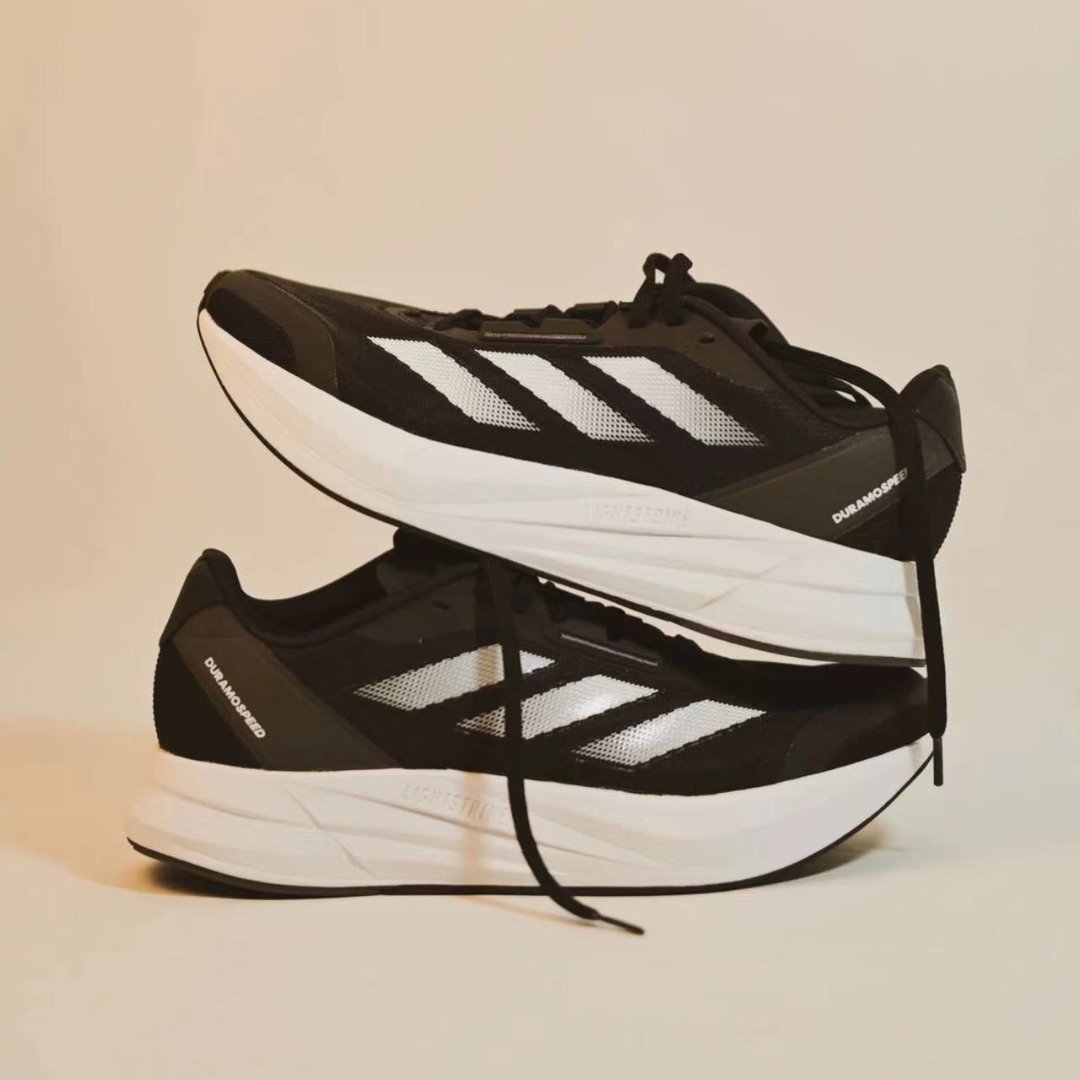 阿迪达斯Duramo Speed男女新款缓震透气舒适户外运动跑步鞋ID9850