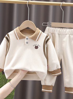 男童装秋婴儿衣服裤子套装春1一岁半2多3周岁4夏男孩长袖女男宝宝