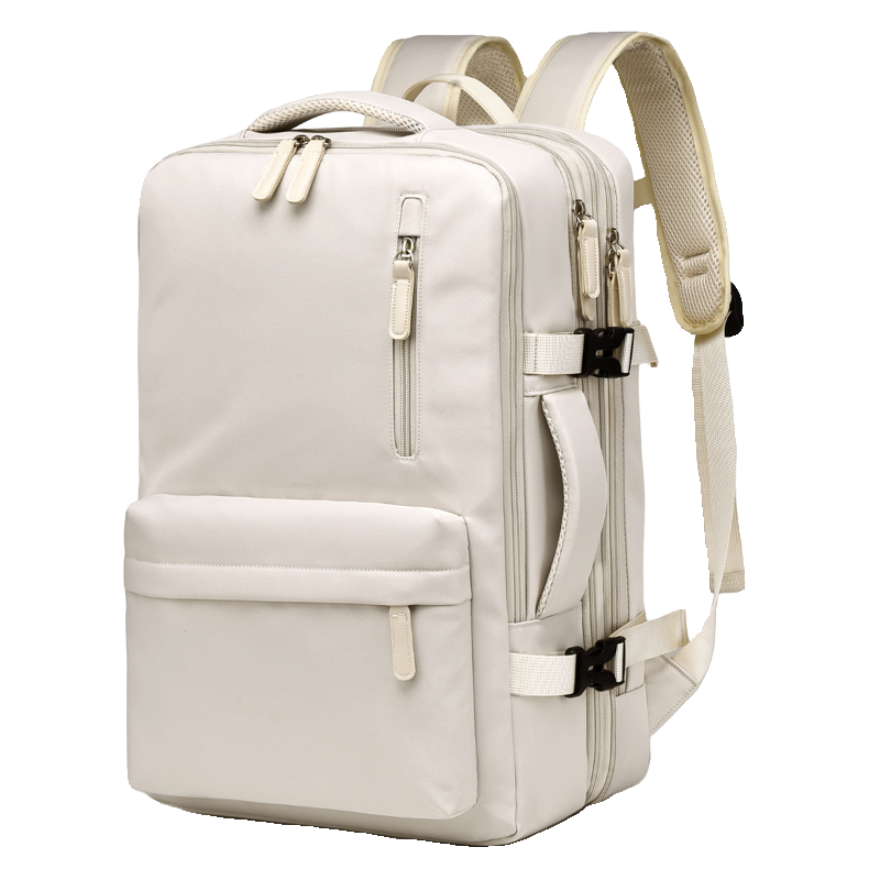可扩容双肩包超大容量书包商务出差背包行李包15.6寸笔记本电脑包
