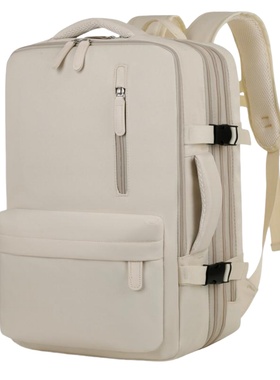 可扩容双肩包男款大容量书包商务出差行李包背包旅游包女士电脑包
