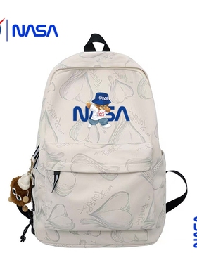 NASA联名双肩包男新款小学初中高中学生书包女大容量电脑旅行背包