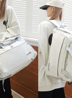双肩包大容量女可套拉杆箱上的旅行包时尚男防水健身包单肩行李包