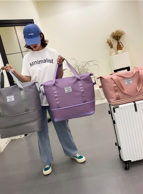 行李袋旅行包大容量加厚可扩展可套拉杆箱男女学生收纳大号手提袋
