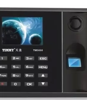 天美考勤机TM5600英文指纹机免软件考勤机 指纹打卡钟英文版