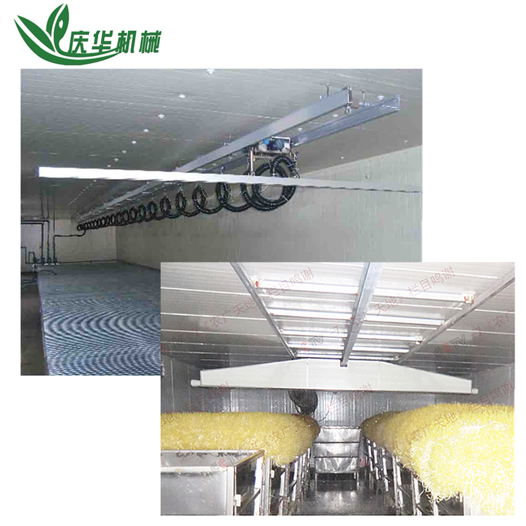 商用豆芽机山东庆华豆芽机 全自动移动淋水器 大型豆芽生产线设备