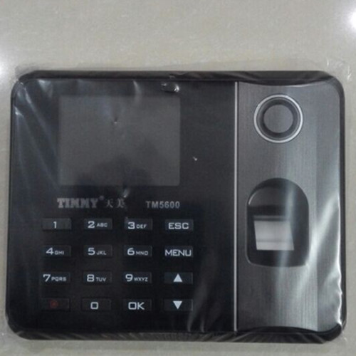 天美TM5600考勤机彩屏指纹签到打卡机 免软件操作自助式
