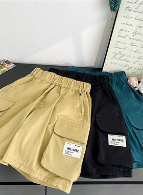 【玉米粉丝专享】【顾奈】儿童工装短裤男女童同款休闲裤DK24203