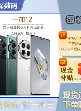 OnePlus/一加 12第三代骁龙8旗舰芯5400毫安电池2k东方屏游戏手机