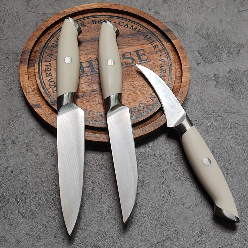 厨尚+库存外贸家用削皮刀西式瓜果刀水果刀家用不锈钢厨房小刀具