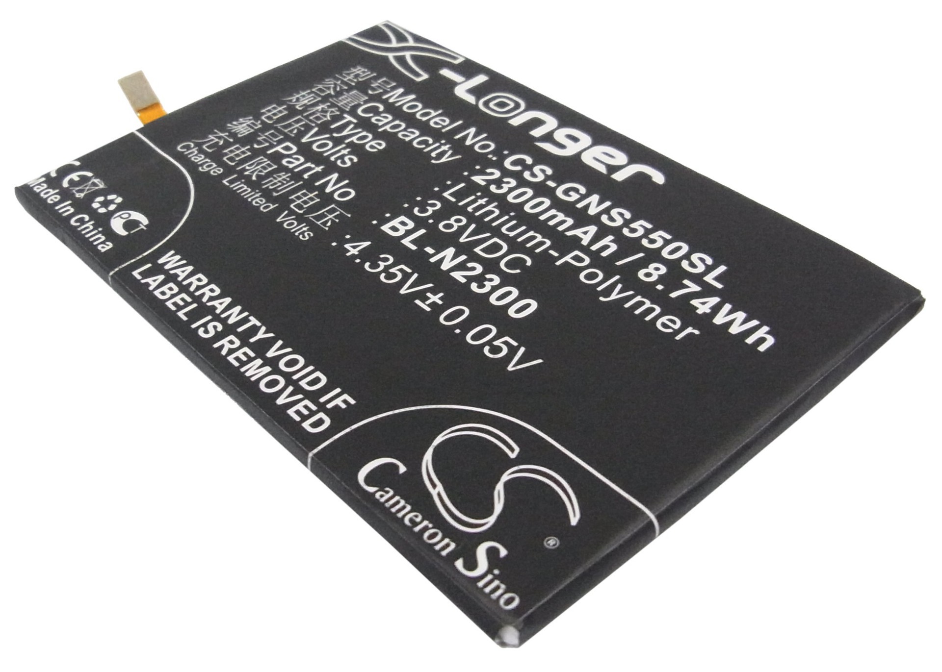 CS适用金立 GIONEE S5.5 GN9000手机电池厂家直供BL-N2300