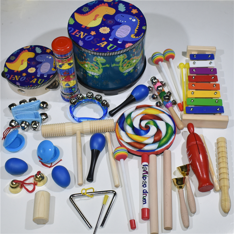 奥尔夫乐器教材幼儿园婴早教音乐课教具沙锤儿童打击乐器套装组合