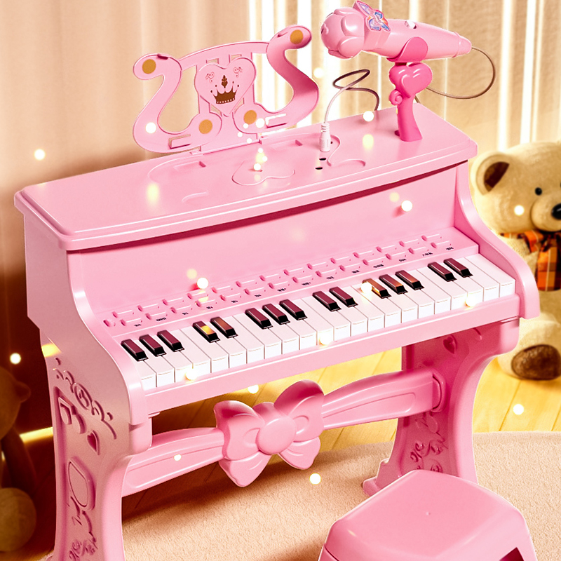 电子琴儿童钢琴家用初学者可弹奏多功能乐器新款生日礼物玩具女孩