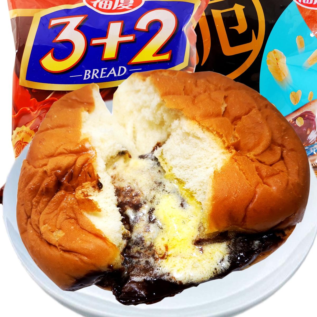 天津特色3+2奶油巧克力老味面包怀旧零食品网红散装夹心早餐面包