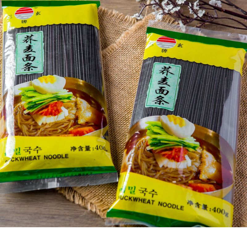 延吉西市场同款荞麦面条三玄冷面热面延边朝鲜族风味400克一袋