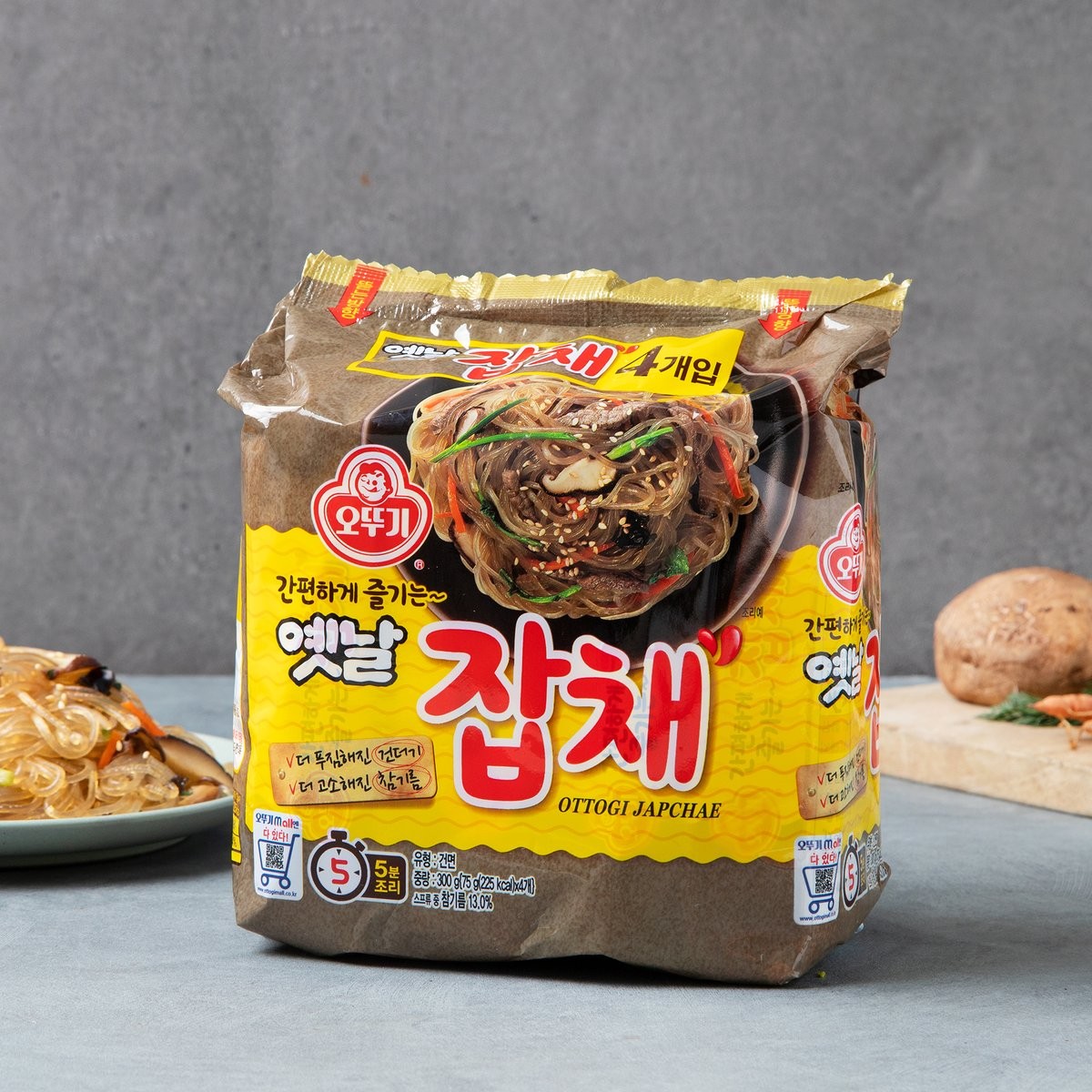 杂菜粉丝韩国不倒翁韩式袋装75g进口速食凉拌细粉条韩国料理 袋面