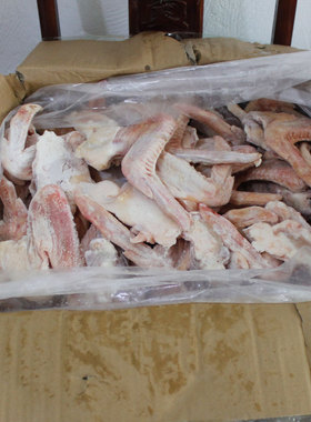 六和鸭翅生鲜冷冻批整箱鸭全翅鸭三节翅鸭翅膀冷冻商用约60个20斤