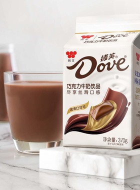 味全德芙巧克力浓郁可可牛奶饮品冷藏牛奶370g组合饮料新鲜营养