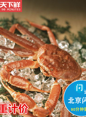 1.5-3斤1只 鲜活板蟹 长脚蟹 松叶蟹 雪蟹 海鲜 水产 俄罗斯