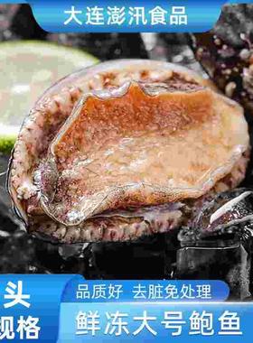 新鲜鲍鱼鲜活超大8头鲍鱼生鲜水产特大加热即食鲍鱼商用捞汁食材