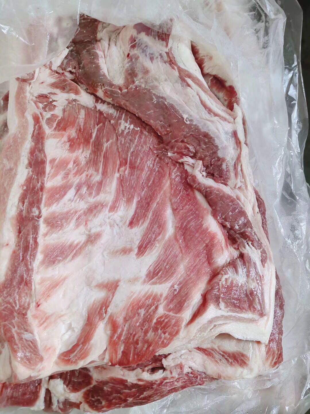 新鲜冷冻五花肉20斤商用上腿肉猪肉带皮便宜饭店烧烤专用整块