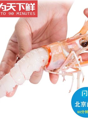 1号 1kg 2kg 新西兰进口鳌虾 深海南极鳌虾刺身 斯干比scampi海鲜