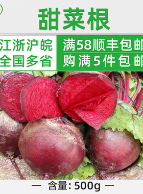 红菜头 新鲜蔬菜  甜菜根 紫甜菜 西餐配菜 500g