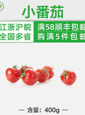 圣女果 400g 5份包免邮小西红柿樱桃番茄新鲜蔬菜水果沙拉菜