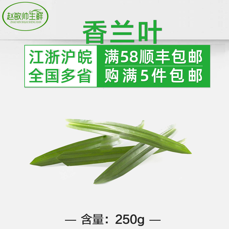 新鲜蔬菜 香料 香兰叶 斑斓叶 250g江浙沪