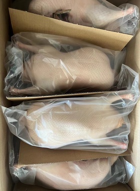 新鲜冷冻鸭胚北京烤鸭鸭胚桂柳鸭胚单只3.7斤到4.3斤酒店商用食材