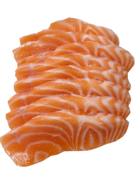 挪威超新鲜三文鱼刺身中段现切现发170克生鱼片送芥末酱油