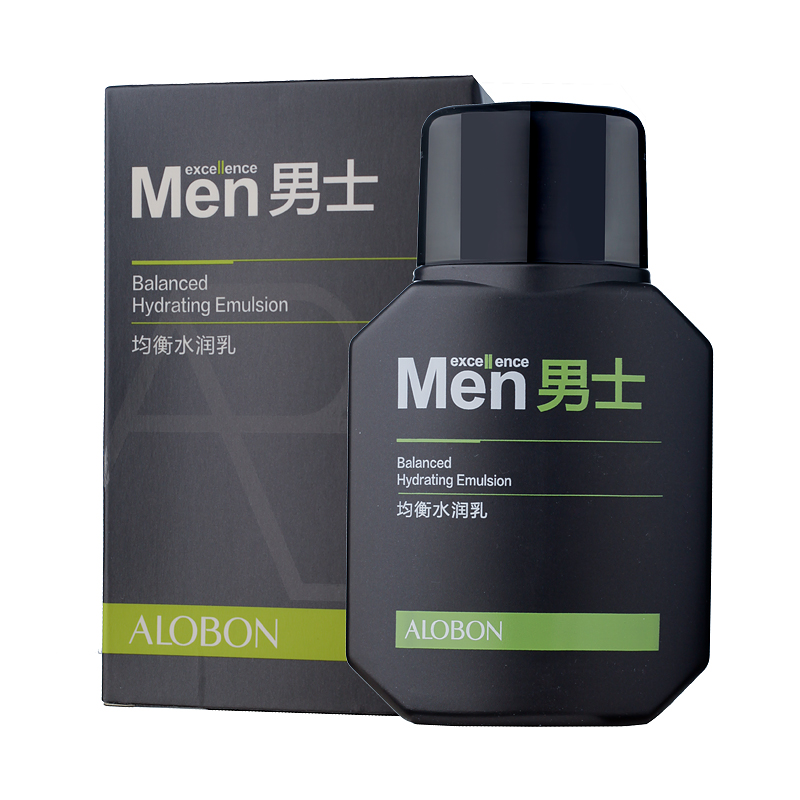 AloBon/雅邦男士均衡水润乳120ml乳液补水男生擦脸护肤品清新水润