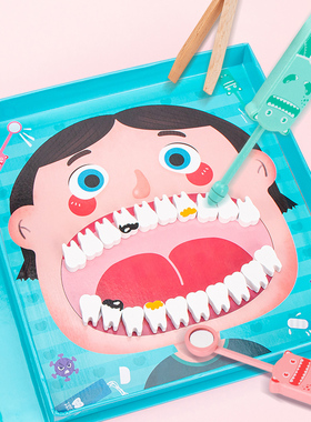 儿童木制仿真小医生过家家口腔牙科医生防止宝宝蛀牙牙齿刷牙玩具