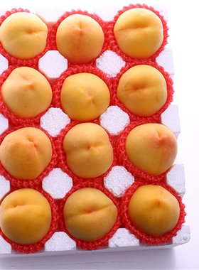 新鲜黄桃脆脆桃红心桃子现摘现发应季水果10斤整箱包邮