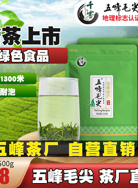 【2024新茶】五峰毛尖500g湖北宜昌高山炒青散装雨前茶叶绿茶