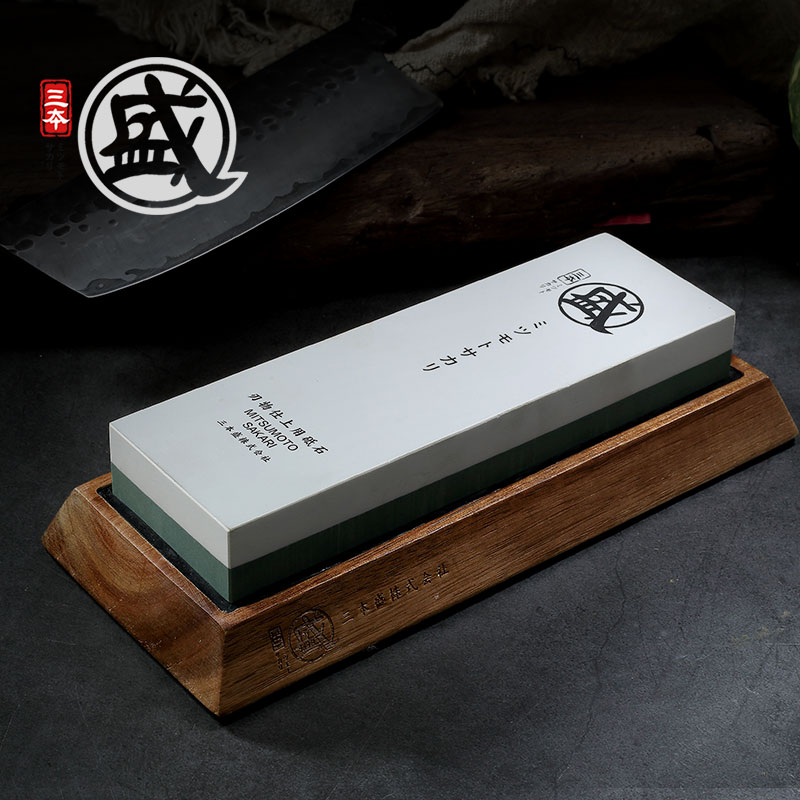 日本磨刀石商用开刃专用10000目超细砥石家用菜刀厨房镜光定角器