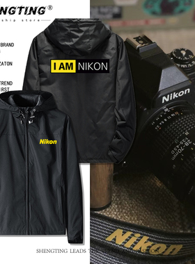 尼康相机爱好者外套可定制fm2单反胶片男女摄像师影楼员工冲锋衣