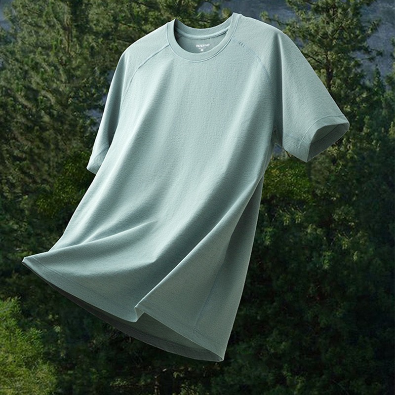 线下698 夏季男女情侣速干圆领短袖舒适透气运动百搭纯色半袖T恤
