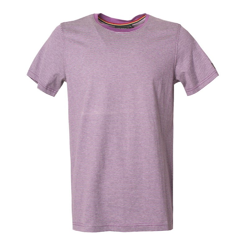 POLO/圣大保罗专柜正品男士夏装 纯棉条纹圆领短袖T恤衫PS17KT308