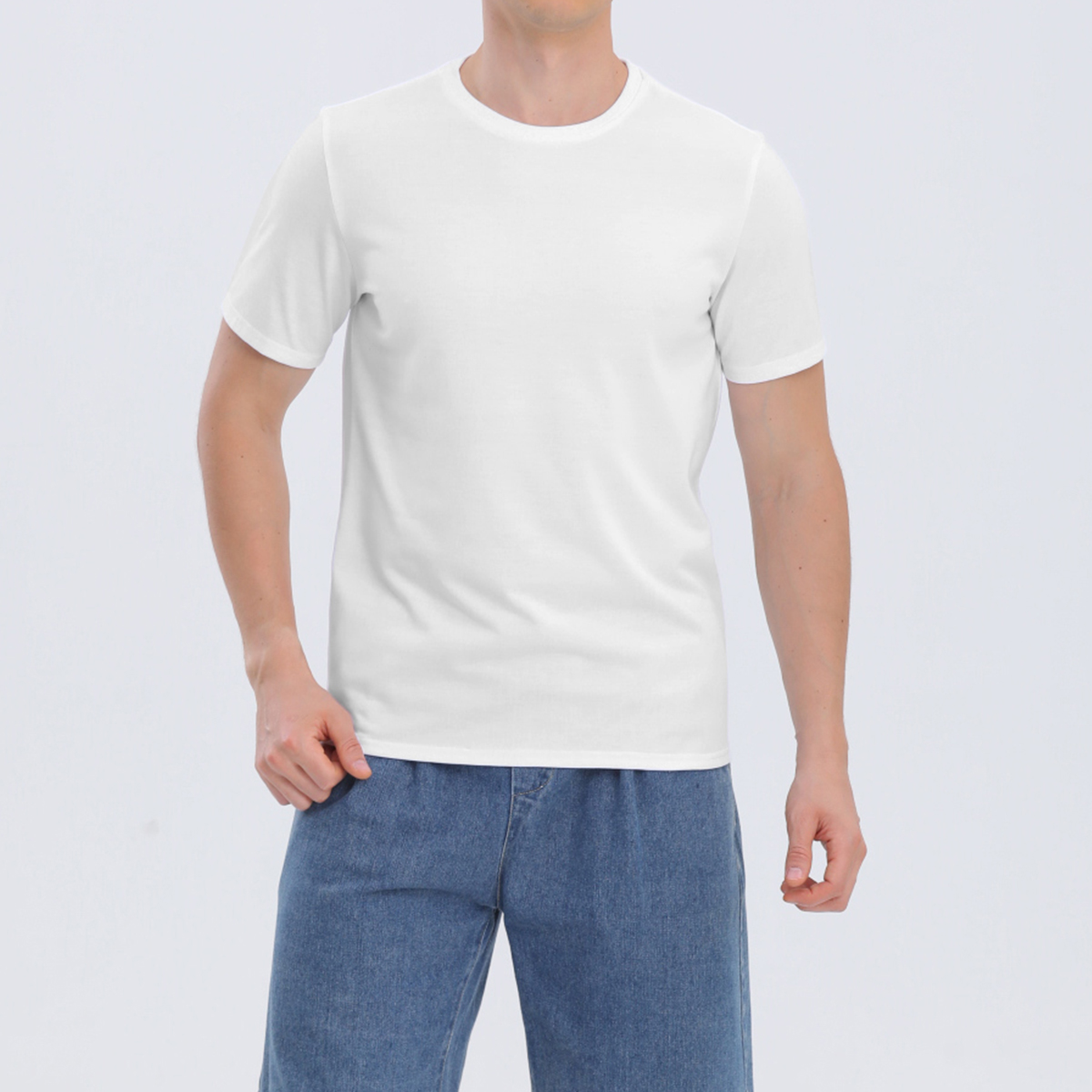 FUCHUN9.9新号福利260克重磅工艺T恤男女同款圆领短袖上身舒适！