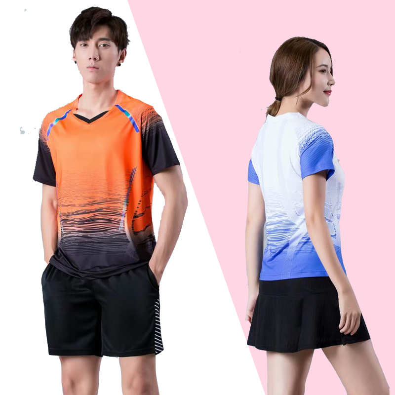 19年中国公开赛羽毛球服套装男女款速干透气国家队同款运动服印字