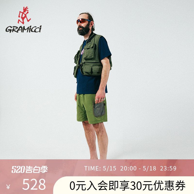 GRAMICCI小野人 胶囊系列  男式短裤户外短裤五分裤GMP-22SDTC01