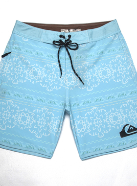 夏季男士沙滩裤 Quiksilver防泼水弹力冲浪裤 宽松海边度假休闲裤