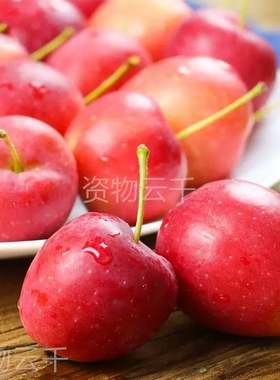 新疆伊犁香妃海棠果鸡心小苹果当季新鲜水果脆甜5斤整箱