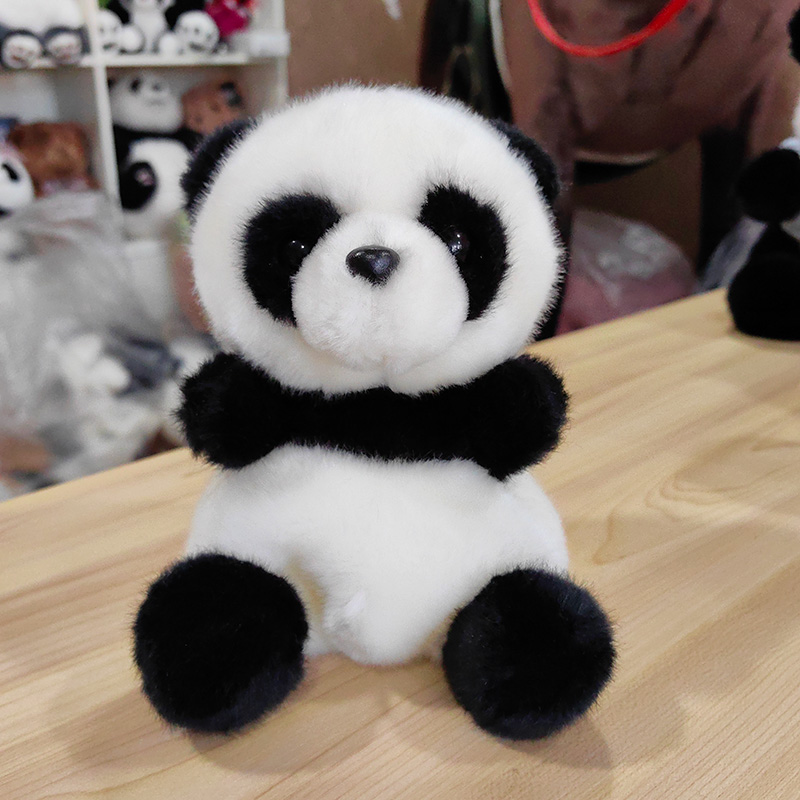 正版国宝熊猫玩偶公仔四川成都基地纪念品生日礼物儿童毛绒玩具