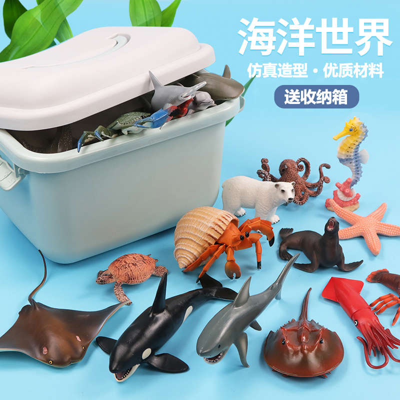 科教海洋生物3岁儿童认知4玩具5仿真6动物7模型8智力记忆力10益智